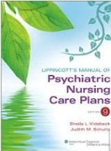 Manual of Psychiatric Nursing Care  Plans- Lippincott's