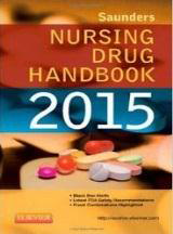 Nursing Drug Handbook 2015 –
Saunders -2 Vol